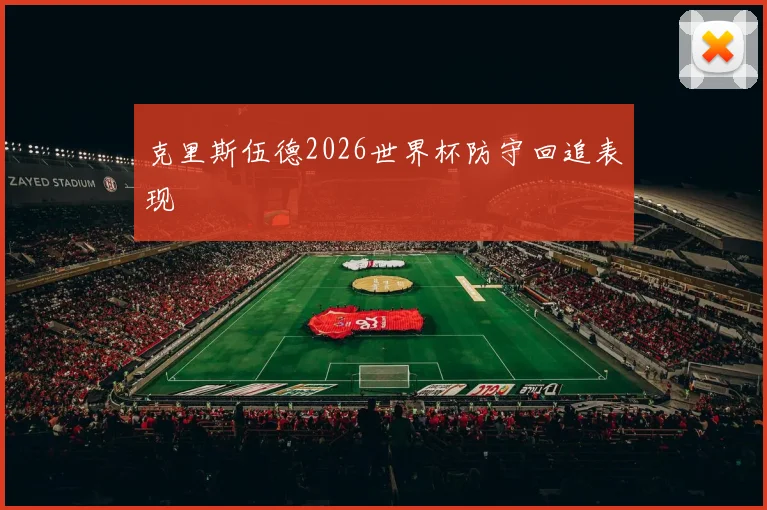 克里斯伍德2026世界杯防守回追表现